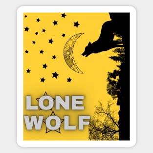 LONE WOLF Sticker